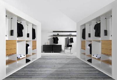 Fbrida de Vestidores con aluminio y Melamina